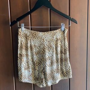 Leopard Shorts
